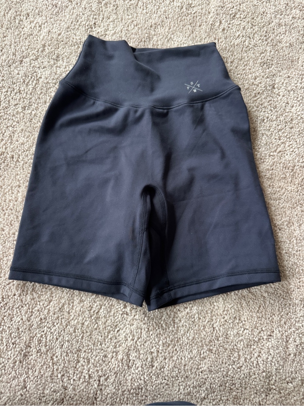 P'tula Women's blue High-Rise Bike Shorts